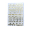 thumbnail image 2 of 3D Self Adhesive Metal Alphabet Letter Stickers, Tiny Alloy Capital Letter Stickers for Scrapbooking DIY Crafts Graduation Cap Decor, Gold Silver Rose Gold 3 Colors Available, Multi-Pack Options, 2 of 6