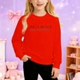 thumbnail image 6 of Telankuip God Is Within Her She Will Not Fall Sweatshirts for Girls Jesus Faith Bible Verse Preppy Crewneck Pullover Tops Oversized Inspirational Long Sleeve Cozy Kids Clothes 1-White XL, 6 of 7
