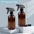 thumbnail image 4 of Botella de aerosol de vidrio Bontip Amber de 500 ml (paquete de 2) con accesorio, 4 of 7