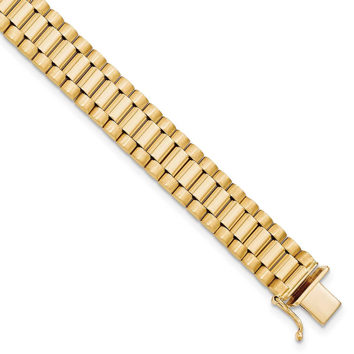 Primal Gold 14 Karat Yellow Gold Men's Bracelet