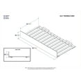 thumbnail image 2 of Urban Trundle Bed Twin Extra Long in Espresso, 2 of 4
