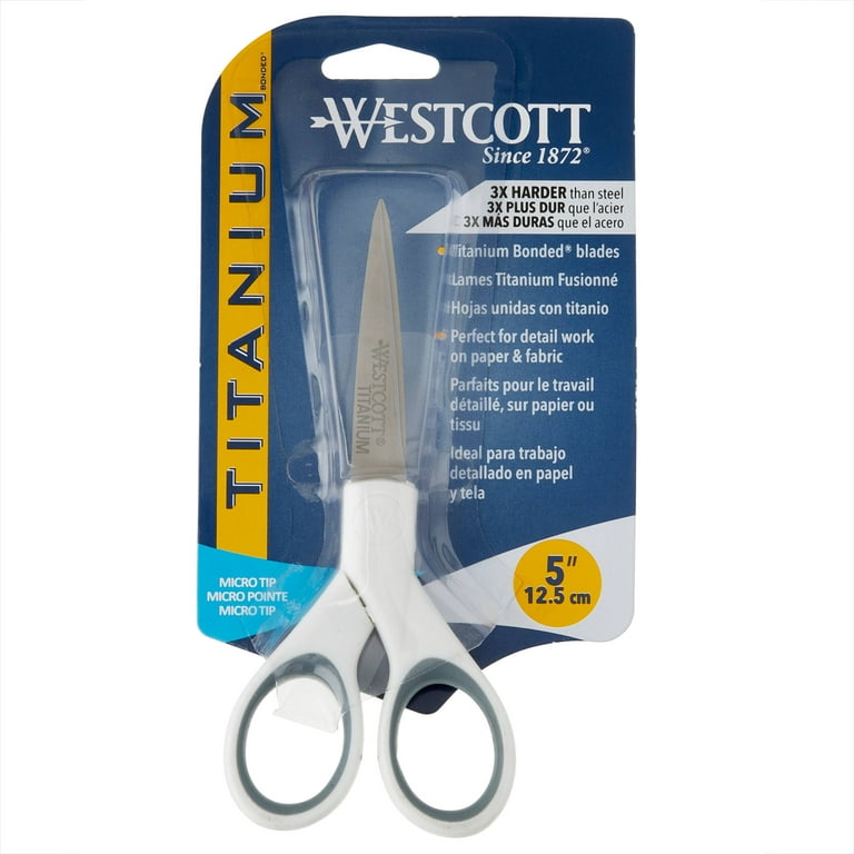 4 Inch Titanium Detail Cut Scissors, Westcott