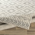 thumbnail image 4 of Livabliss Sunderland Trellis Indoor Area Rug, Light Gray ,5'3" Round, 4 of 7