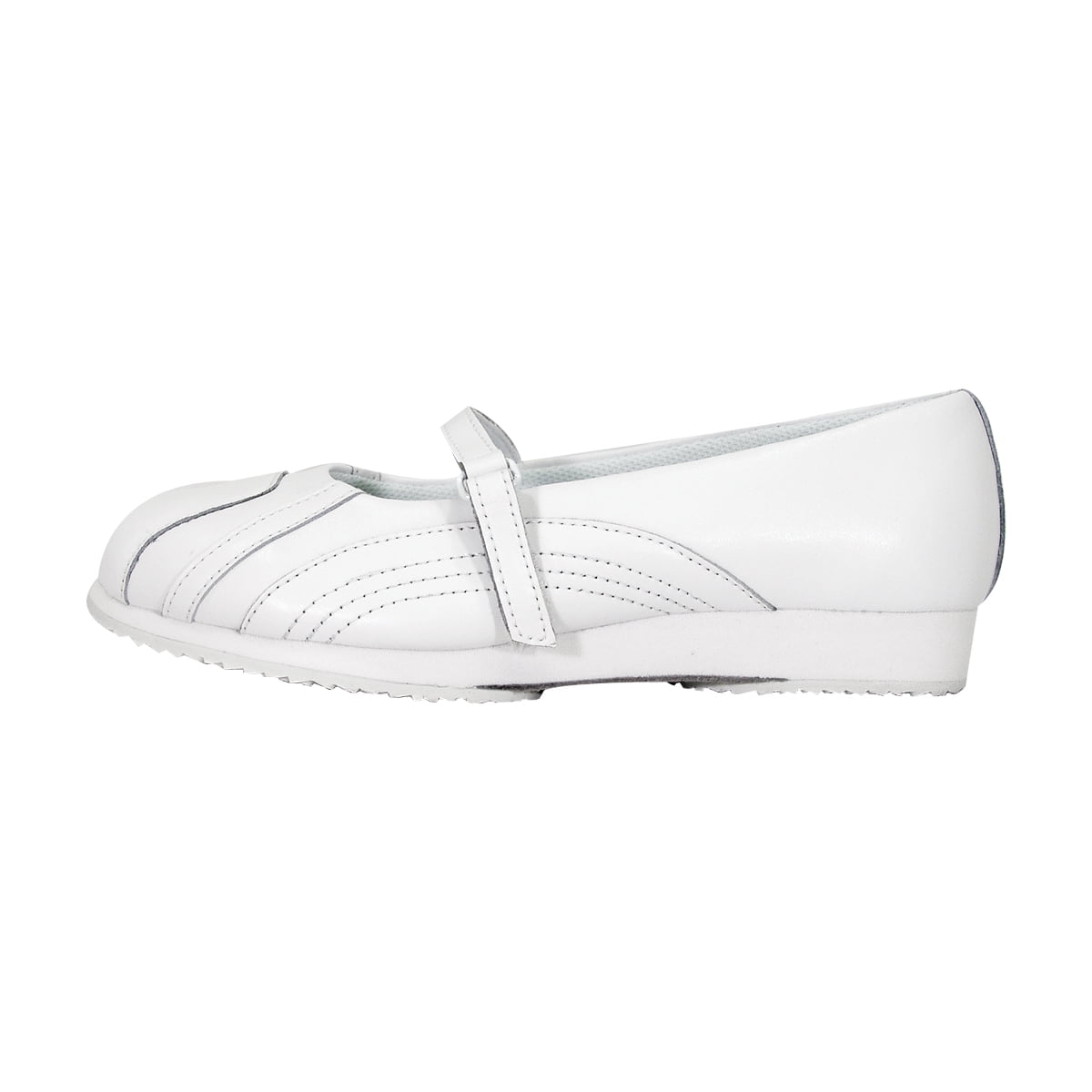 24 HOUR COMFORT Victoria Wide Width Comfort Shoes For Work and Casual Attire WHITE 5.5