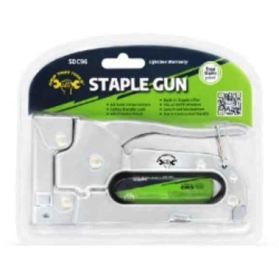 Grip Tight Tools SDC96 Multi Function Steel Staple Gun, Silver