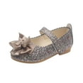 thumbnail image 1 of TOWED22 Chaussures de Robe Petite Fille Mary Jane - Ballerines pour Fête École (Or, 9), 1 of 5