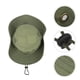 thumbnail image 3 of Sombrero de pescador Boonie para senderismo, pesca y actividades al aire libre (verde militar), 3 of 5