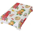 thumbnail image 5 of 60"x60" Thanksgiving Pumpkin Tablecloth, Waterproof Washable Polyester Square Table Cover, Durable Tablecloth for Kitchen Dining Table Party Decor, 5 of 7
