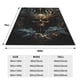 thumbnail image 3 of Balery Vintage Ornate Skull Manta de Felpa Suave y Acogedora – Cobija de Franela Aterciopelada para Cama, Lavable y Cálida para Sofá, Mascotas, Transpirable-60"x50", 3 of 7
