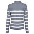 thumbnail image 5 of Women's Striped Color Block Fall Winter Sweater 2025 Crewneck Long Sleeve Sweaters Trendy Casual Knit Pullover Tops, 5 of 7