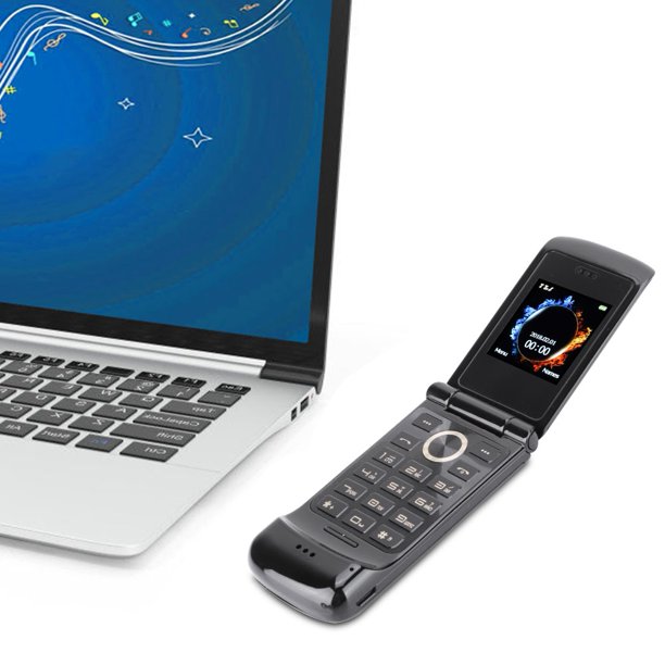 Flip Phone Unlocked, Mini 1.54"Pantalla Metal Flip Teclado Teléfono móvil Tarjeta SIM Dual Teléfono Celular Fácil de Usar Teléfono Celular para Adultos Mayores, EE. UU. 100-240V Unbranded SJ04211