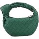 thumbnail image 1 of Bolso con nudo de cuero de vaca real, tejido hecho a mano, bolsos de gran capacidad, Poq -GSL, 1 of 4