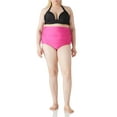 thumbnail image 2 of RELLECIGA Women's High Waisted Ruched Bikini Bottom, 2 of 6