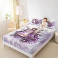 thumbnail image 4 of Homewish Dreamy Christmas Bell Full Size Sheets, Vintage Western Fashion Bed Sheets, Fairy Tale Theme Sheet Sets, Ultra Soft Bedroom Decor, 4pcs, 4 of 7