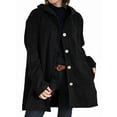 thumbnail image 2 of Women'S Autumn and Winter Long-Sleeved Hooded Loose Corduroy Casual Jacket Black XL, 2 of 6
