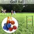 thumbnail image 6 of SIEYIO 4Pcs Ladders Toss Ball Replacement Hard Golf Training Ball Outdoor Redness and Blue Ladders Ball for Kids Family, 6 of 11