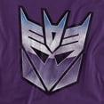 thumbnail image 2 of Transformers T-Shirt Vintage Decepticon Logo Unisex Graphic Tee For Men & Women, 2 of 7