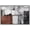 WHITE, variant on wall26 Framed Canvas Print Wall Art Minimal Grunge Gray Brown Color Block Collage Abstract Shapes Illustrations Modern Art Decorative Contemporary for Living Room, Bedroom, Office - 16x24 Natural