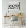 thumbnail image 6 of Kate and Laurel Sylvie Herd of Highland Cows BW Framed Canvas Wall Art by The Creative Bunch Studio, 23x33 Gray, Decorative Farmhouse Animal Art for Wall, 6 of 6