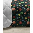 thumbnail image 3 of Hipster Down Alternative Comforter, Modern Hipster Hand Drawn Style Abstract Geometric Shapes Creativity Theme, Microfiber Quilt for All Season, 5 Sizes, Multicolor, by Ambesonne, 3 of 3