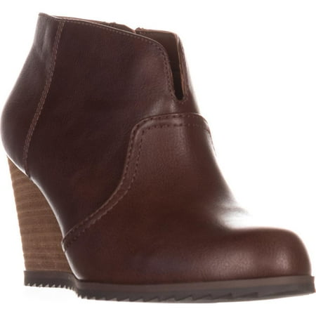 - Womens Dr. Sholl's Inform Wedge Ankle Boots, Copper Brown