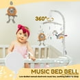 thumbnail image 5 of Musical Crib Mobile for Baby, Clip On Mobile for Crib or Pack n Play, Nursery Mobile with Music and Hanging Toys, Baby Boy and Girl Mobile for Crib, 5 of 11