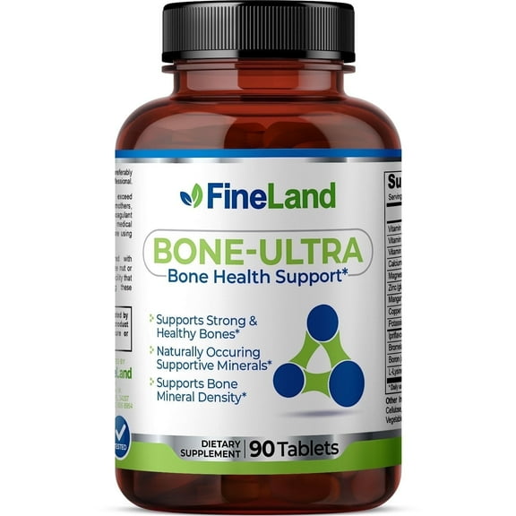Fineland Vitamins Bone-Ultra Bone Support Supplement, 90 Tablets