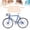 Light Blue, variant on NFTIGB 1:10 Scale Mini Dollhouse Bicycle Alloy Miniature Simulated Bike Vehicle Model Toy Accessory Kids Play Vehicle Collectible Desk Decor, Light Blue (7.7 inches / 19.5 cm) [cite: 14, 17]