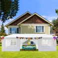 thumbnail image 6 of 10'x30' Outdoor Party Tent with 8 Removable Sidewalls, Waterproof Canopy Patio Wedding Gazebo, White, 6 of 10