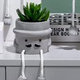 thumbnail image 5 of Decoración artificial de plantas pseudosuculentas en maceta compatible con estantería B, 5 of 5