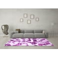 thumbnail image 3 of Ahgly Company Indoor Square Abstract Purple Modern Area Rugs, 8' Square, 3 of 4