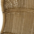 thumbnail image 3 of Yukon Outdoor Wicker Hanging Chair with Stand, Light Brown and Dark Gray, 3 of 8