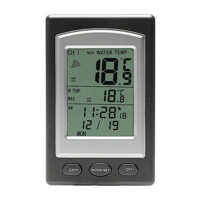 NicetyMeter Wireless Floating Pool Thermometer Indoor Outdoor Digital  Temperature Monitor Swimming Pool SPA Hot Tubs Ponds
