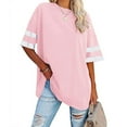 thumbnail image 3 of Scyoekwg Womens Short Sleeve Tops Ladies Blouses Dressy Casual Trendy Loose Going Out Tops Cute T Shirts Womens Summer Fashion, 3 of 6