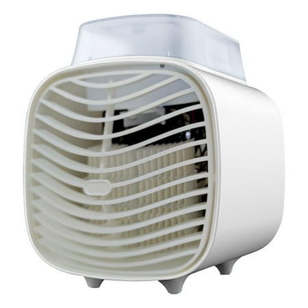 OAVQHLG37B Portable Air Conditioners Home Desktop Air Conditioner Fan Atmosphere Light Cold Fan Small Air Conditioner