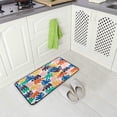 thumbnail image 2 of Tropical Plant Leaf Monstera Design Non-Slip Soft Kitchen Mats Bath Rug Runner Doormats Carpet for Home Decor, 39" X 20", 2 of 6
