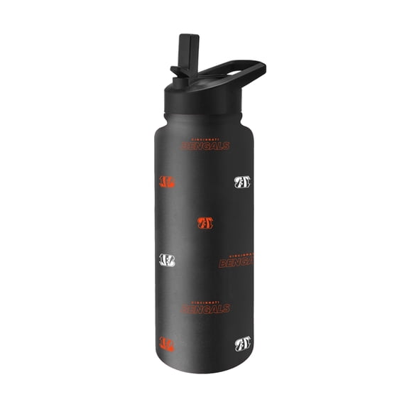 NFL Cincinnati Bengals 34oz Step And Repeat Quencher Bottle