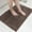 Brown, variant on FloorHug Bathroom Rugs 20"x30", Chenille Bath Rugs Washable for Bathroom Floor, Soft and Absorbent Bath Mat Non-Slip, 1.2" Thick Plush Fluffy Bathroom Mat for Tub and Shower, Black