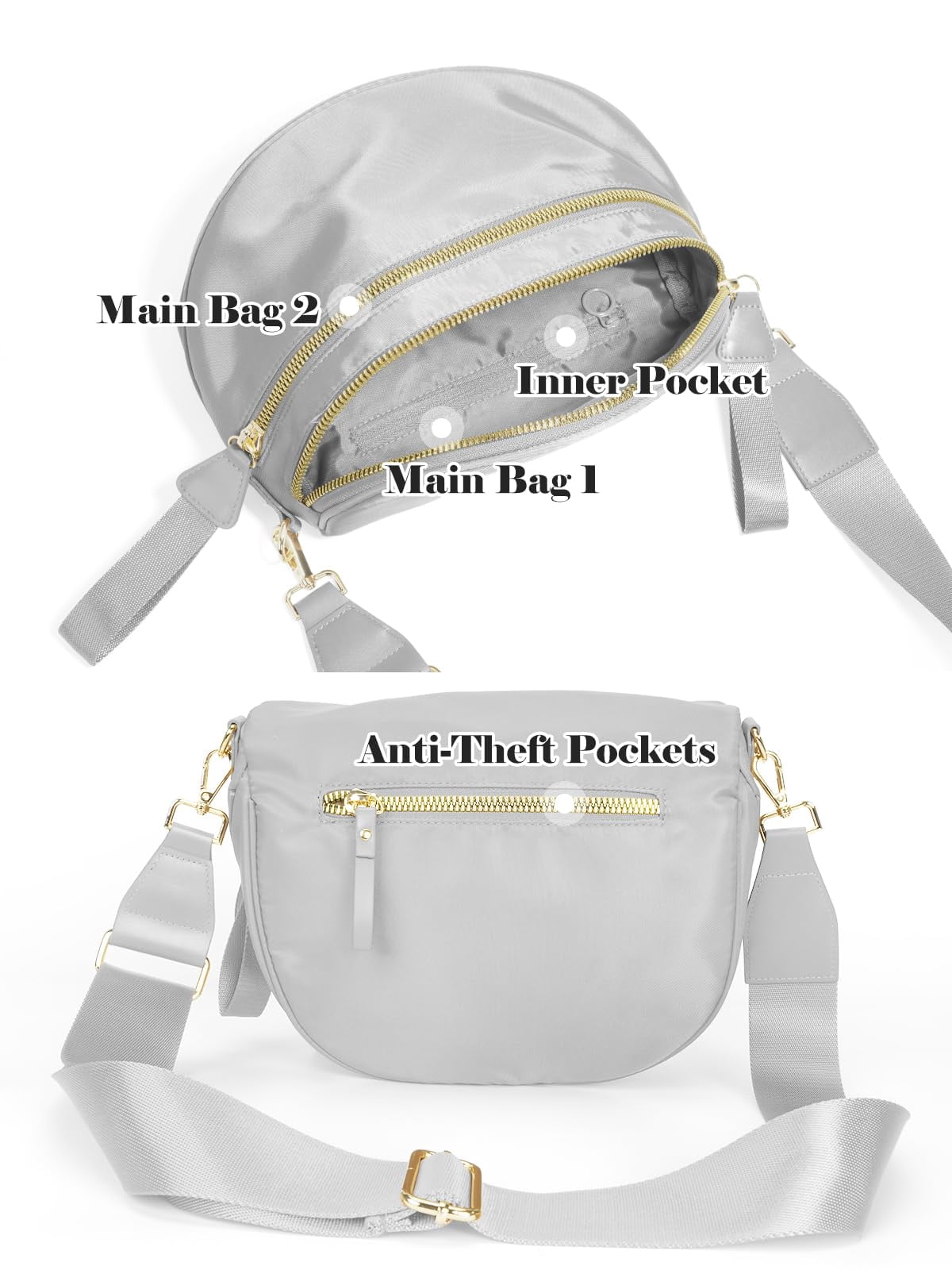 Pure Colour Crossbody Bag Bum Bag for Women,Spacious Wallets Purses Chest Belt Bum Bag,Oversized Bum Bag