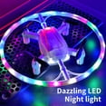thumbnail image 5 of MXTPOV Drone with Cool LED Lights, UFO Shaped Drone Toys for Kids, Fixed Height Quadcopter Drone with Altitude Hold, 360° Rolling Stunt, One-click Take-off/Landing, 5 of 9