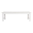 thumbnail image 2 of Shine Company 4205WT Belfort 60 in. Backless Garden Bench - White, 2 of 4