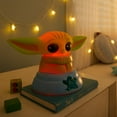 thumbnail image 7 of Star Wars Baby Yoda 3D LED Color Changing Mood Light with 30 Minute Timer, Green, 6"H x 4"W, 7 of 7