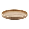 thumbnail image 2 of Bandeja De Madera Para Servir Plato Redondo Elegante Y Duradera Bandeja Para Servir De Madera Natural Para Decoración De Frutas Cafetería Hogar ANGGREK Otros, 2 of 8