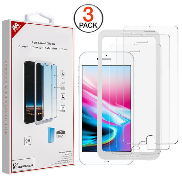 Screen Protector for Apple iPhone SE 2nd Generation [3 Pack] Tempered