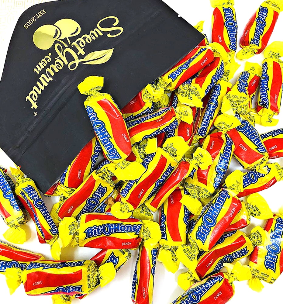 SweetGourmet Classic Bit-O-Honey Bulk Candy Retro Taffy | 2 Pounds