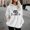 White, variant on Elvqul Womens Sherpa Jacket Hooded Outerwear with Pockets Thick Sweaters Casual Coat for Women