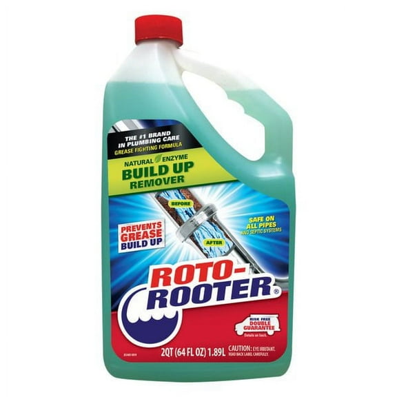 1PC-Roto-Rooter 351271 Grease Build-Up Remover, Liquid, 64 Oz