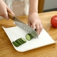 thumbnail image 4 of TIMIFIS Stainless Steel Flat Bottom Spoon Plastic Cutting Boards for Kitchen Dishwasher Safe Extra Large Cutting Board for Meat with Grooves Easy Grip Handle with Grinding Area Kitchen Gadgets, 4 of 8