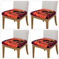 thumbnail image 2 of Disketp Skull And Flag Usa for Square Chair Cushion Covers for Hotel, Bedroom, Office,Machine Washable-Four Pieces, 2 of 7