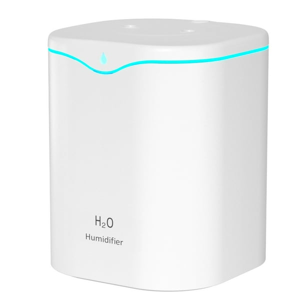 Htovila 2L Double Spray Humidifiers with LED light Cool Mist Auto ShutOff Humidifier Portable